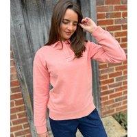 Peach Pigment Dyed Rugger Sweatshirt Size 14