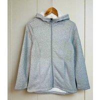 Light Grey Sherpa Lined Luxe Fleece Size 14/16