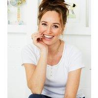 Mistral Ivory Ladder Detail Short Sleeve Top Size 18