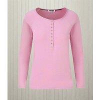 Mistral Pale Pink Henley Top Size 8
