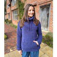 Lazy Jacks Navy Roll Neck Snug Fleece Size 8