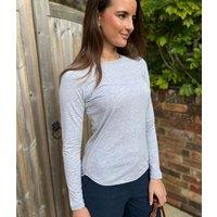 Grey Clara Long Sleeve Top Size 8