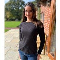 Black Clara Long Sleeve Top Size 22