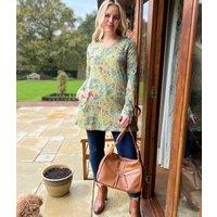 Rouleau Calliste Floral Tunic Top Size 12