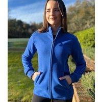 Blue Full Zip Fleece Top Size 8