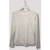 White Long Sleeve Good Move Active Top Size 10