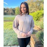 Taupe 1/2 Zip Sweatshirt Size 16/18