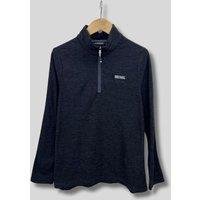 Black Regatta Sweethart Marl Half Zip Fleece Size 12