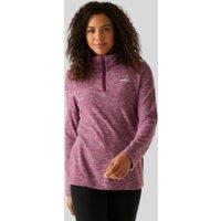 Burgundy Regatta Sweethart Marl Half Zip Fleece Size 8