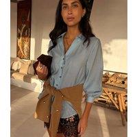 Ice Blue Miley Shirt Size 12