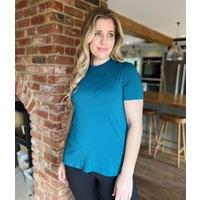 Teal Good Move Longline Active Top Size 8