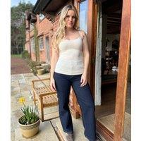 Cream V Neck Cami Top Size 12