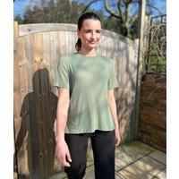 Green Good Move Mesh Side Panel T Shirt Size 20