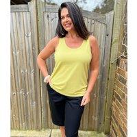 Yellow Relaxed Vest Top Size 20