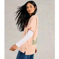 Pink Cotton Relaxed Graphic T Shirt Size 8/10