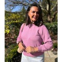 Pink Garment Dyed Sweatshirt Size 6/8