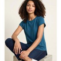 Teal Cotton Cap Sleeve T Shirt Size 24/26