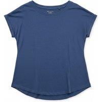Blue Cotton Cap Sleeve T Shirt Size 20/22