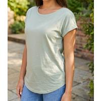 Sage Cotton Cap Sleeve T Shirt Size 20/22P