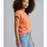 Terracotta Cotton Cap Sleeve T Shirt Size 20/22P