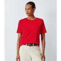 Red Organic Cotton Short Sleeve T Shirt Size 8