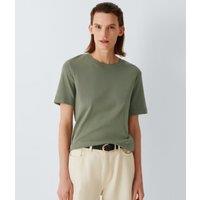Khaki Organic Cotton Short Sleeve T Shirt Size 6