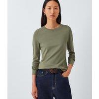 Khaki Organic Cotton Long Sleeve T Shirt Size 12