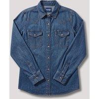 Mid Denim Western Style Shirt Size 14/16