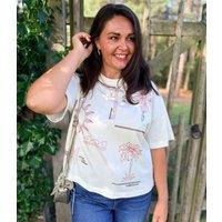 Embroidered Design T Shirt Size 6/8