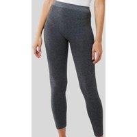 Herringbone Jacquard Fleece Lined Leggings Size M 10/12