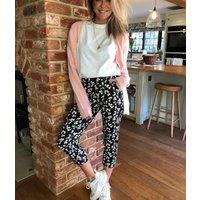 Floral Mia Cropped Trousers Size 14L