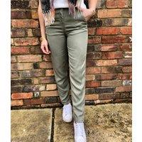 Khaki Tencel Trousers Seconds Size 6S