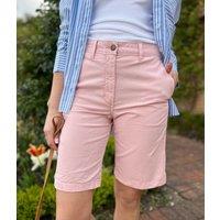 Pink High Waisted Chino Shorts Size 6