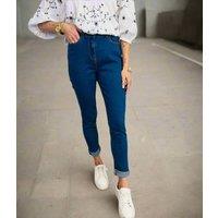 Blue Stretch Slim Leg Jeans Size 16S