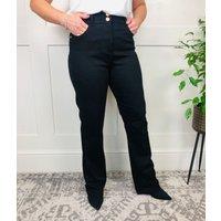 Black Bootcut Enhancer Jeans Size 24R