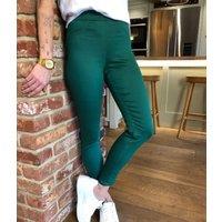 Green High Waisted Jeggings Size 6S