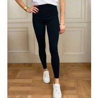Black High Waisted Leggings Size 6XL