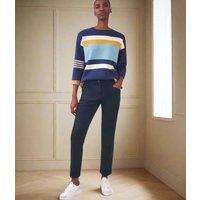 Navy Sienna Stretch Trousers Size 22