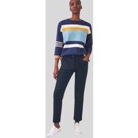 Navy Sienna Stretch Trousers Size 8