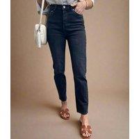 Charcoal Grey Slim Leg High Rise Jeans Size 12R