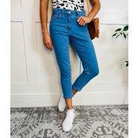 Light Blue Susie Slim Leg Crop Jean Size 24