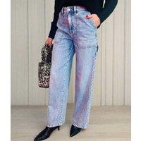 Relaxed Wide Leg Carpenter Jeans Size 18L