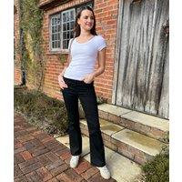 Black Eva Bootcut Jeans Size 14S