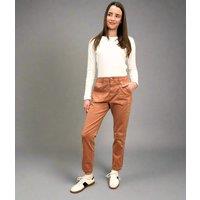 Salmon Slim Fit Casual Cuffed Trousers Size 12R