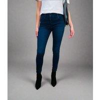 Navy Lift Slim & Shape Skinny Jeans Size 12L