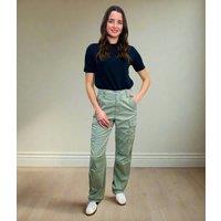 Sage Lyocell Rich Cargo Trousers Size 20S