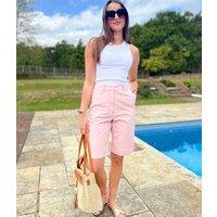 Pink Smart Tailored Shorts Size 8