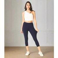 Navy Capri Stretch Leggings Size 14/16