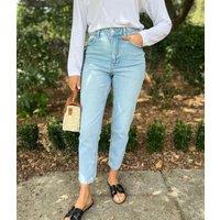 Light Blue Tori Slim Fit Mom Jeans Size 10R