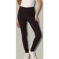 Black Fleece Lined Wide Waistband Leggings Size 16/18